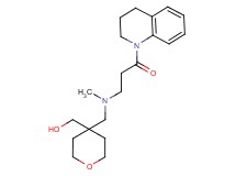 (4-{[[3-(3,4-dihydroquinolin-1(2H)-yl)-3-oxopropyl](methyl)amino]methyl}tetrahydro-2H-pyran-4-yl)methanol