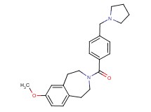 7-methoxy-3-[4-(pyrrolidin-1-ylmethyl)benzoyl]-2,3,4,5-tetrahydro-1H-3-benzazepine