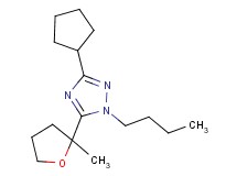 1-butyl-3-cyclopentyl-5-(2-methyltetrahydrofuran-2-yl)-1H-1,2,4-triazole