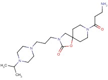 8-beta-alanyl-3-[3-(4-isopropyl-1-piperazinyl)propyl]-1-oxa-3,8-diazaspiro[4.5]decan-2-one dihydrochloride
