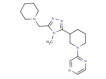 2-{3-[4-methyl-5-(piperidin-1-ylmethyl)-4H-1,2,4-triazol-3-yl]piperidin-1-yl}pyrazine