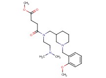 methyl 4-([2-(dimethylamino)ethyl]{[1-(2-methoxybenzyl)-3-piperidinyl]methyl}amino)-4-oxobutanoate