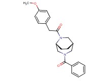(1S*,5R*)-3-benzoyl-6-[(4-methoxyphenyl)acetyl]-3,6-diazabicyclo[3.2.2]nonane