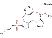methyl 1-({1-benzyl-2-[(2-methoxyethyl)sulfonyl]-1H-imidazol-5-yl}methyl)-L-prolinate