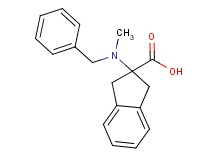 2-[benzyl(methyl)amino]-2-indanecarboxylic acid