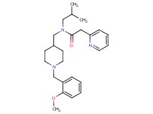 N-isobutyl-N-{[1-(2-methoxybenzyl)-4-piperidinyl]methyl}-2-(2-pyridinyl)acetamide