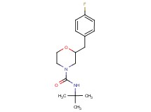 N-(tert-butyl)-2-(4-fluorobenzyl)-4-morpholinecarboxamide