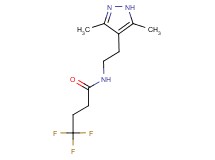 N-[2-(3,5-dimethyl-1H-pyrazol-4-yl)ethyl]-4,4,4-trifluorobutanamide