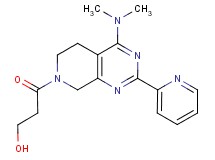 3-[4-(dimethylamino)-2-pyridin-2-yl-5,8-dihydropyrido[3,4-d]pyrimidin-7(6H)-yl]-3-oxopropan-1-ol