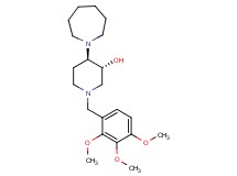 (3R*,4R*)-4-(1-azepanyl)-1-(2,3,4-trimethoxybenzyl)-3-piperidinol