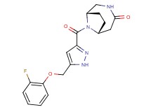 (1S*,6R*)-9-({5-[(2-fluorophenoxy)methyl]-1H-pyrazol-3-yl}carbonyl)-3,9-diazabicyclo[4.2.1]nonan-4-one