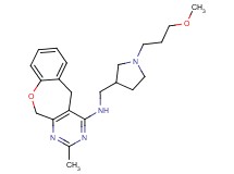 N-{[1-(3-methoxypropyl)pyrrolidin-3-yl]methyl}-2-methyl-5,11-dihydro[1]benzoxepino[3,4-d]pyrimidin-4-amine