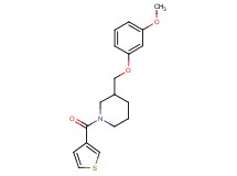 3-[(3-methoxyphenoxy)methyl]-1-(3-thienylcarbonyl)piperidine