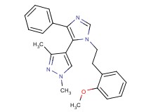 4-{1-[2-(2-methoxyphenyl)ethyl]-4-phenyl-1H-imidazol-5-yl}-1,3-dimethyl-1H-pyrazole