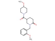 1-(2-methoxybenzyl)-5-[(4-methoxy-1-piperidinyl)carbonyl]-2-piperidinone