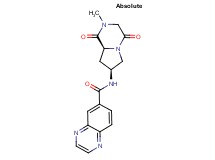 N-[(7S,8aS)-2-methyl-1,4-dioxooctahydropyrrolo[1,2-a]pyrazin-7-yl]quinoxaline-6-carboxamide