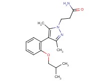 3-[4-(2-isobutoxyphenyl)-3,5-dimethyl-1H-pyrazol-1-yl]propanamide