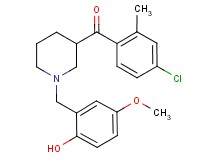 (4-chloro-2-methylphenyl)[1-(2-hydroxy-5-methoxybenzyl)-3-piperidinyl]methanone