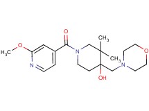 1-(2-methoxyisonicotinoyl)-3,3-dimethyl-4-(morpholin-4-ylmethyl)piperidin-4-ol