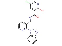 N-{[2-(1H-benzimidazol-1-yl)-3-pyridinyl]methyl}-5-chloro-2-hydroxynicotinamide