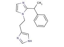 1-[2-(1H-imidazol-4-yl)ethyl]-2-(1-phenylethyl)-1H-imidazole