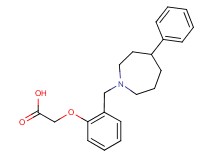 {2-[(4-phenylazepan-1-yl)methyl]phenoxy}acetic acid