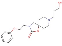 8-(3-hydroxypropyl)-3-(2-phenoxyethyl)-1-oxa-3,8-diazaspiro[4.5]decan-2-one