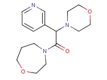 4-[4-morpholinyl(3-pyridinyl)acetyl]-1,4-oxazepane
