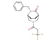 (1S*,5R*)-6-benzyl-3-(3,3,3-trifluoropropanoyl)-3,6-diazabicyclo[3.2.2]nonan-7-one