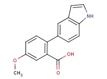 2-(1H-indol-5-yl)-5-methoxybenzoic acid