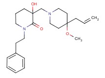 3-[(4-allyl-4-methoxypiperidin-1-yl)methyl]-3-hydroxy-1-(2-phenylethyl)piperidin-2-one