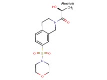 (2S)-1-[7-(morpholin-4-ylsulfonyl)-3,4-dihydroisoquinolin-2(1H)-yl]-1-oxopropan-2-ol