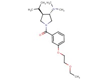 (3S*,4R*)-1-[3-(2-ethoxyethoxy)benzoyl]-4-isopropyl-N,N-dimethyl-3-pyrrolidinamine