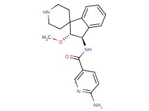 6-amino-N-[rel-(2R,3R)-2-methoxy-2,3-dihydrospiro[indene-1,4'-piperidin]-3-yl]nicotinamide dihydrochloride