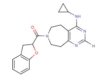 N-cyclopropyl-7-(2,3-dihydro-1-benzofuran-2-ylcarbonyl)-6,7,8,9-tetrahydro-5H-pyrimido[4,5-d]azepin-4-amine