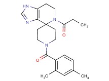 1'-(2,4-dimethylbenzoyl)-5-propionyl-1,5,6,7-tetrahydrospiro[imidazo[4,5-c]pyridine-4,4'-piperidine]