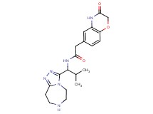 N-[2-methyl-1-(6,7,8,9-tetrahydro-5H-[1,2,4]triazolo[4,3-d][1,4]diazepin-3-yl)propyl]-2-(3-oxo-3,4-dihydro-2H-1,4-benzoxazin-6-yl)acetamide