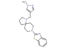 8-(1,3-benzothiazol-2-yl)-1-[(1-methyl-1H-pyrazol-4-yl)methyl]-1,8-diazaspiro[4.5]decane