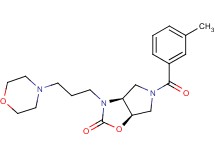 (3aS*,6aR*)-5-(3-methylbenzoyl)-3-(3-morpholin-4-ylpropyl)hexahydro-2H-pyrrolo[3,4-d][1,3]oxazol-2-one