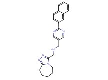 1-[2-(2-naphthyl)pyrimidin-5-yl]-N-(6,7,8,9-tetrahydro-5H-[1,2,4]triazolo[4,3-a]azepin-3-ylmethyl)methanamine