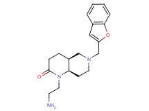 rel-(4aS,8aR)-1-(2-aminoethyl)-6-(1-benzofuran-2-ylmethyl)octahydro-1,6-naphthyridin-2(1H)-one dihydrochloride