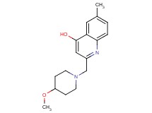2-[(4-methoxypiperidin-1-yl)methyl]-6-methylquinolin-4-ol