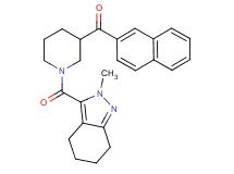 {1-[(2-methyl-4,5,6,7-tetrahydro-2H-indazol-3-yl)carbonyl]-3-piperidinyl}(2-naphthyl)methanone