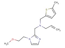 N-{[1-(2-methoxyethyl)-1H-imidazol-2-yl]methyl}-N-[(5-methyl-2-thienyl)methyl]prop-2-en-1-amine