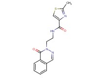2-methyl-N-[2-(1-oxophthalazin-2(1H)-yl)ethyl]-1,3-thiazole-4-carboxamide