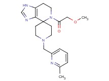 5-(methoxyacetyl)-1'-[(6-methylpyridin-2-yl)methyl]-1,5,6,7-tetrahydrospiro[imidazo[4,5-c]pyridine-4,4'-piperidine]