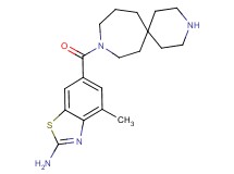 6-(3,9-diazaspiro[5.6]dodec-9-ylcarbonyl)-4-methyl-1,3-benzothiazol-2-amine dihydrochloride