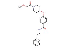 N-{2-[(1S*,2S*,4S*)-bicyclo[2.2.1]hept-5-en-2-yl]ethyl}-4-{[1-(methoxyacetyl)-4-piperidinyl]oxy}benzamide