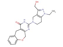 2-[1-ethyl-3-(hydroxymethyl)-1,4,6,7-tetrahydro-5H-pyrazolo[4,3-c]pyridin-5-yl]-5,11-dihydro[1]benzoxepino[3,4-d]pyrimidin-4(3H)-one