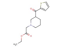 ethyl [3-(2-thienylcarbonyl)piperidin-1-yl]acetate